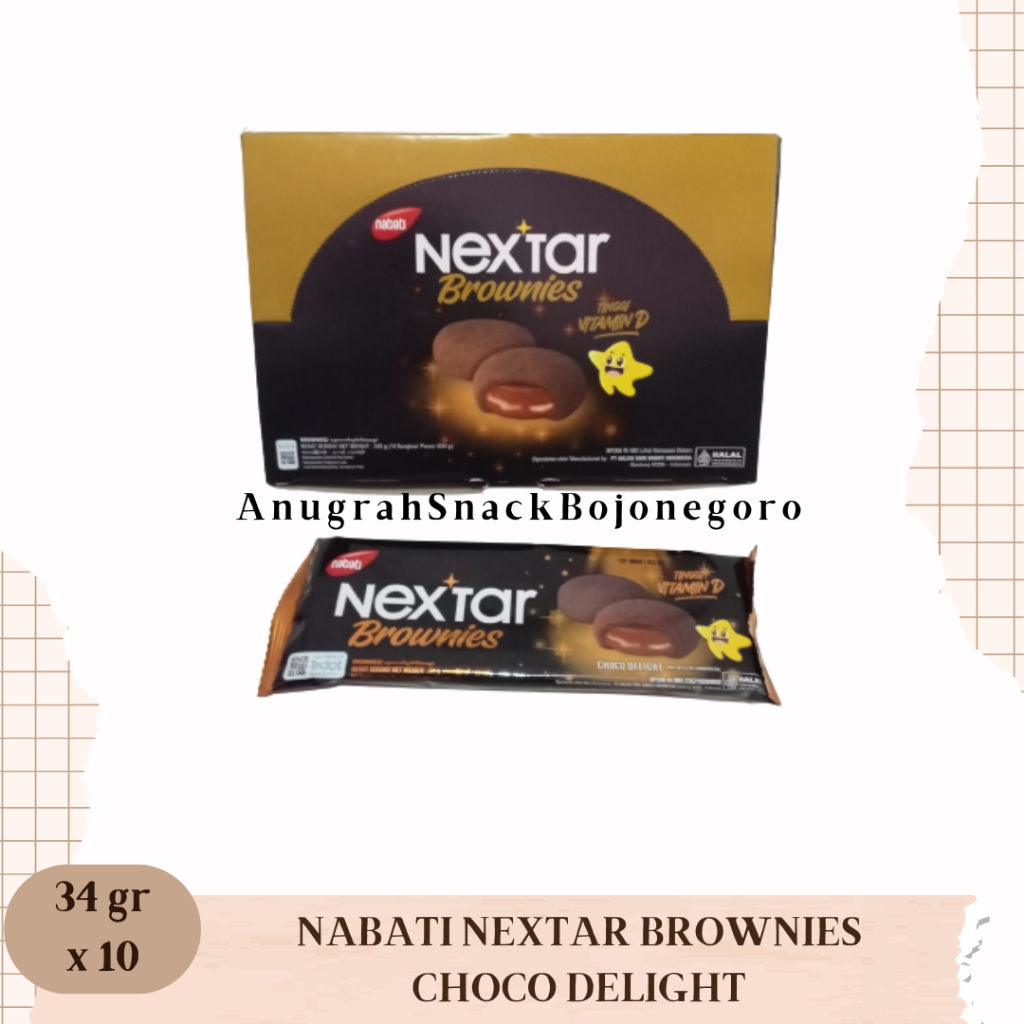 

Nabati Nextar Brownies Choco Delight 34gr x 10