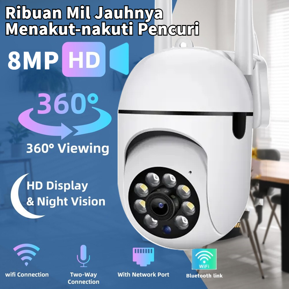 CCTV v380 pro wifi outdoor Waterproof IP67 Full HD 1080P CCTV lampu bohlam indoor murah IP Cameracct