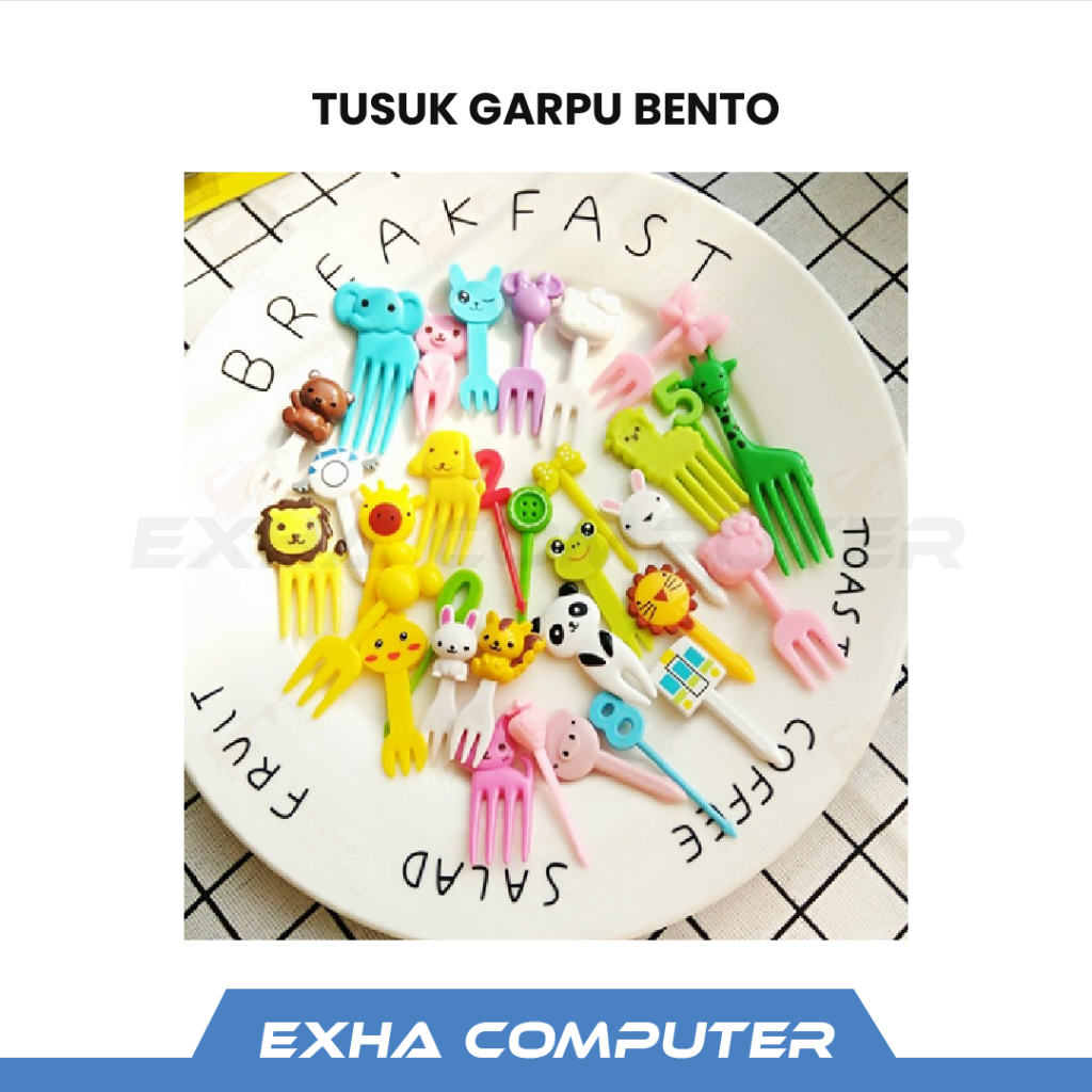 TUSUK GARPU BENTO KARAKTER