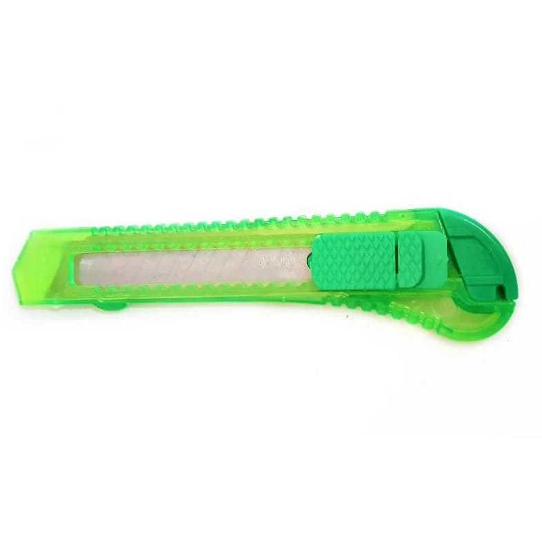 

cutter transparan besar/ pisau cutter transparan besar