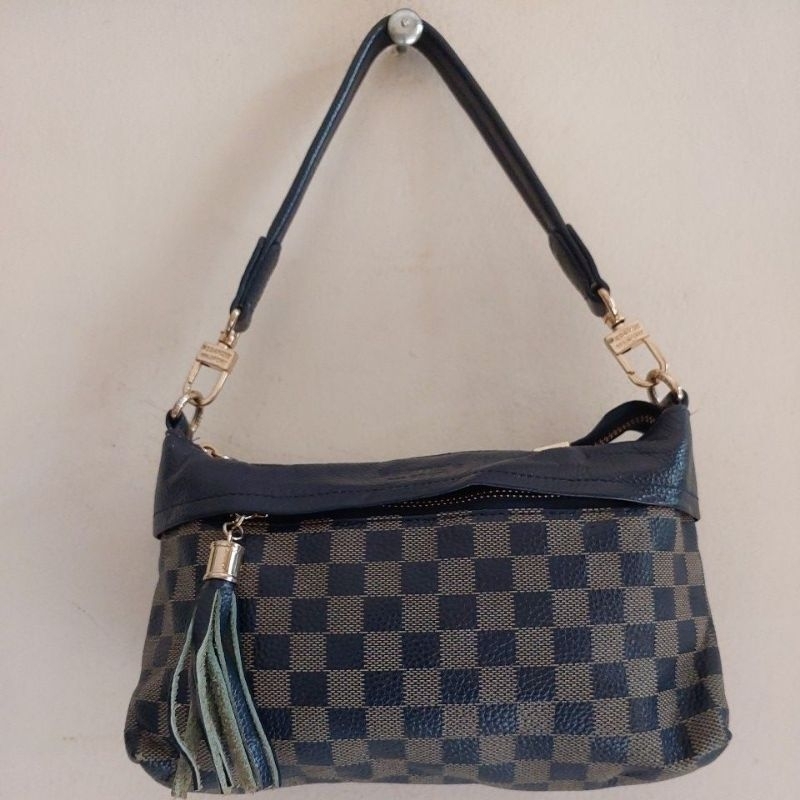 Tote bag kanvas Ssamzie original, shouder bag Ssamzie kulit asli ......PL