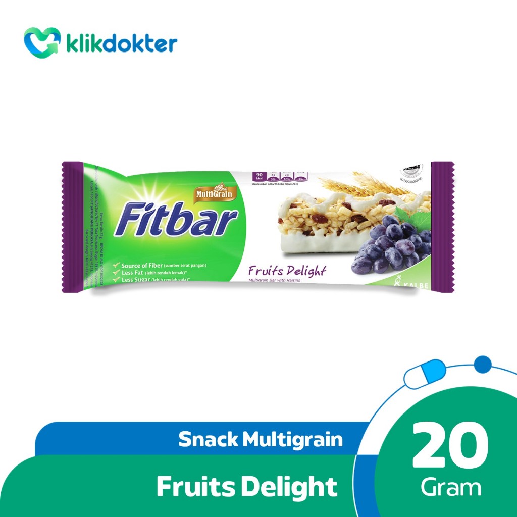 

Fitbar Multigrain Fruits Delight 20gr