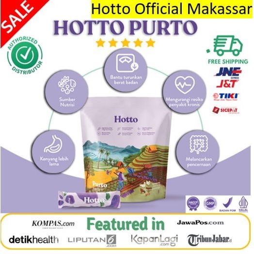 

PROMO!!!!! Hotto Purto Pouch (16 sachet) Multigrain with Purple Potato