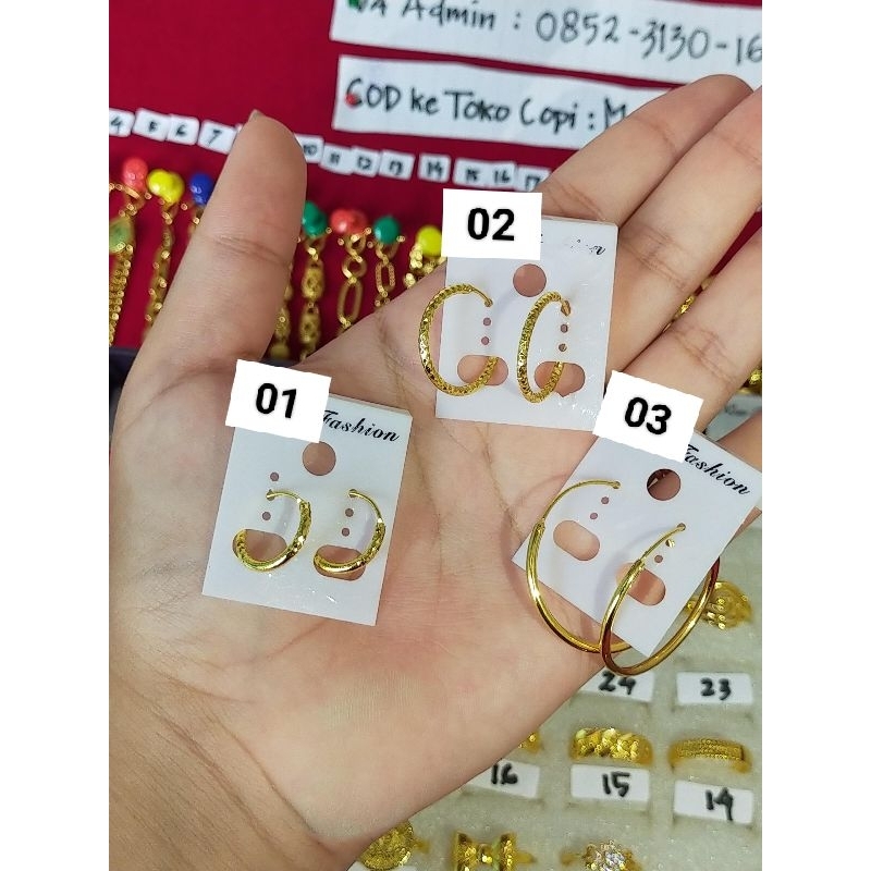 Anting Bulat Polos
