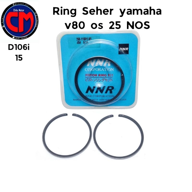 Ring Seher Piston Kit Yamaha V80 V 80  BELLE  Oz 25 R 17D