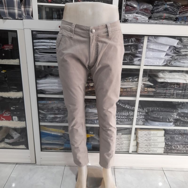 Celana Panjang Chinos / Casual Officer Katun Slim Fit  Cardinal Original