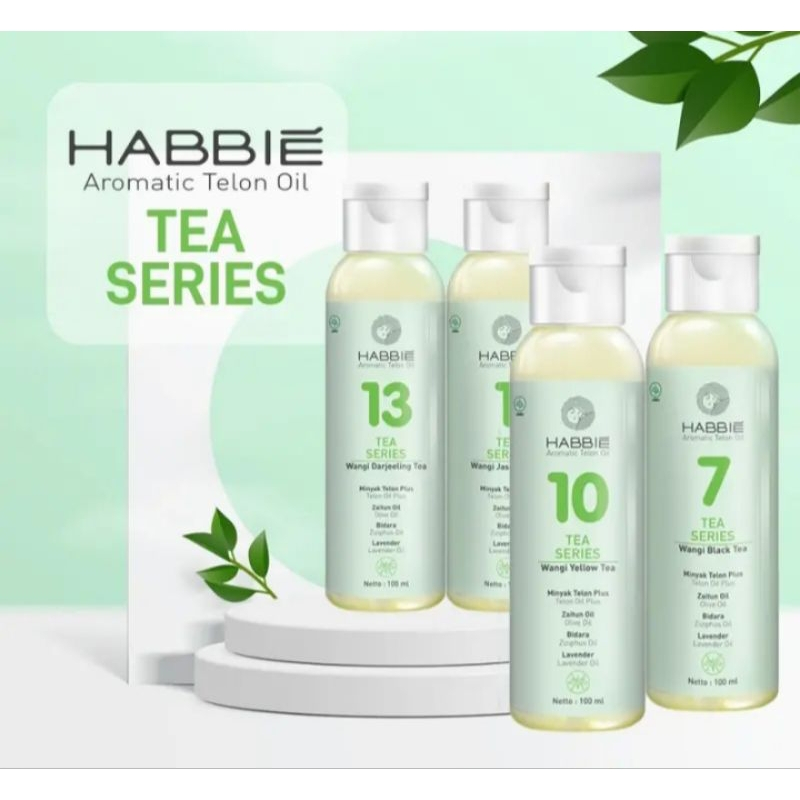 HABBIE Aromatic Telon oil 100ml Tea Series - Habbie Minyak Telon