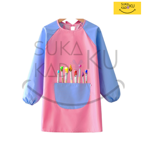 

RB Art Apron / Celemek Anak Import Anti Air / Waterproof Melukis Painting Set