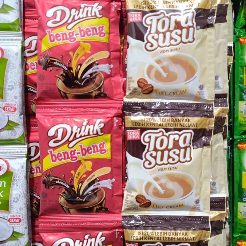 

drink beng-beng/torabika susu renteng isi 10sachet