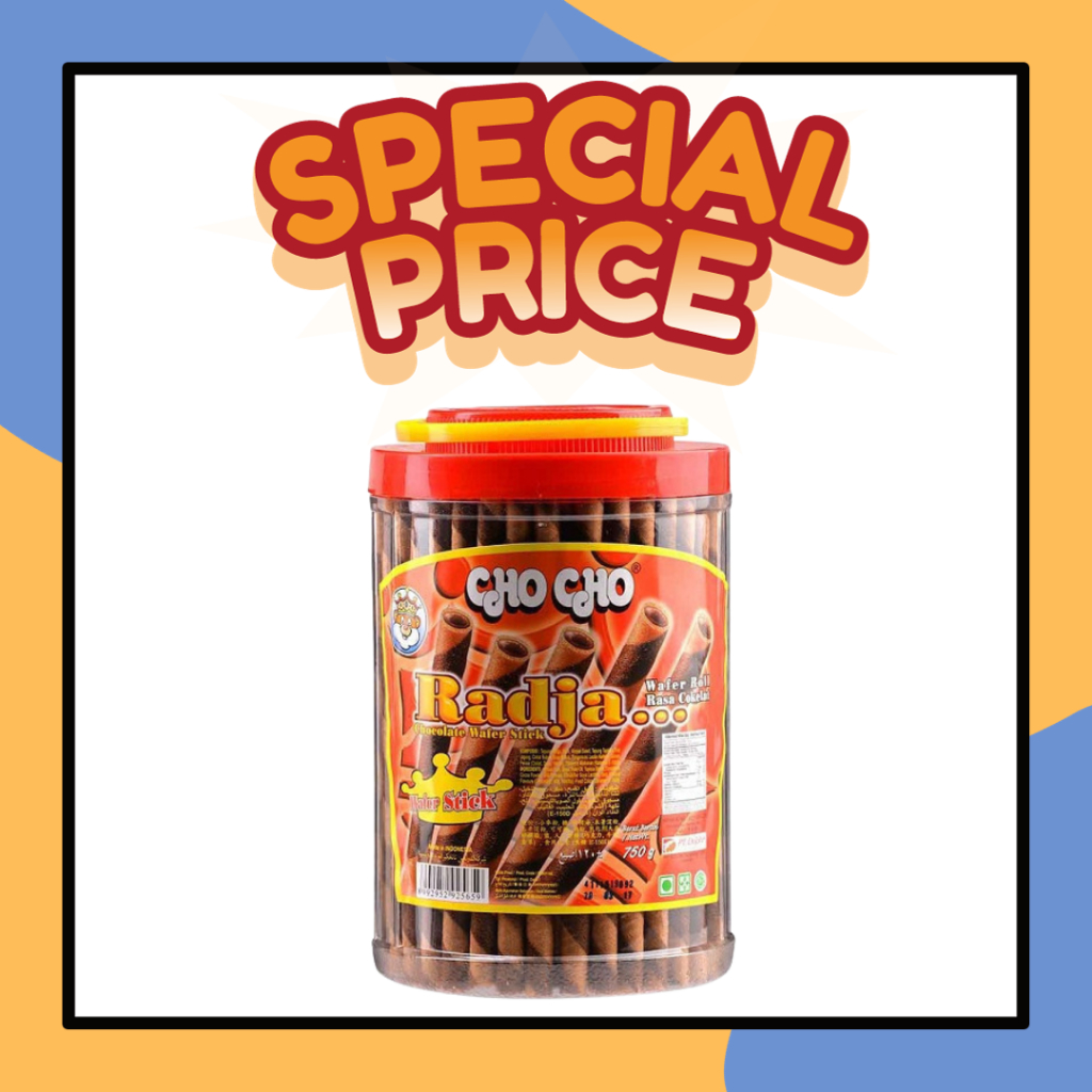 Chocho Wafer Stick Radja 670gr Termurah Wafer Roll