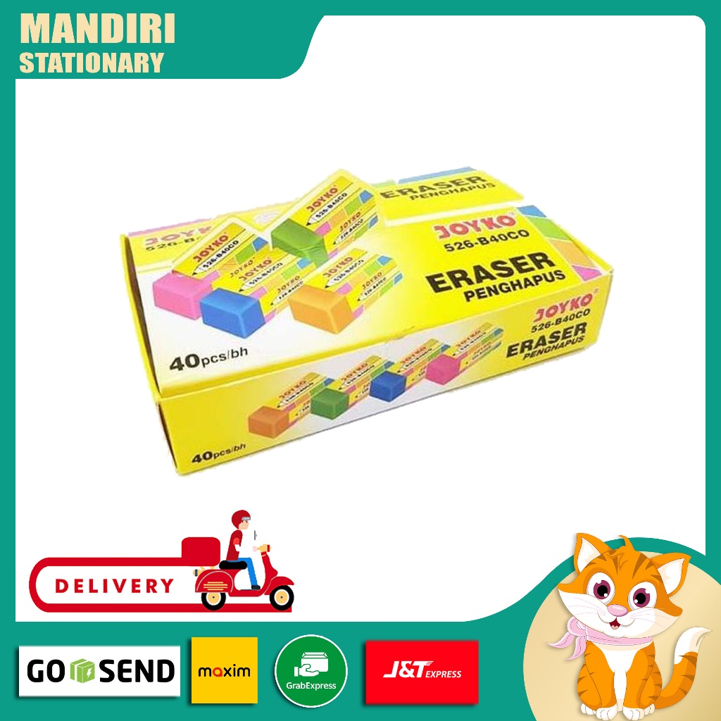 

Eraser / Penghapus Joyko 526-B40CO
