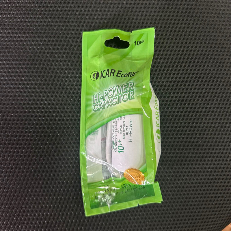 KAPASITOR ICAR BULAT 10uf ECOFILL