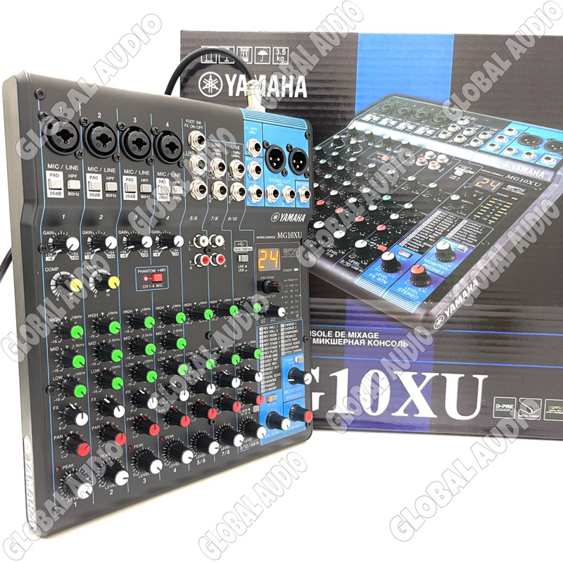 Mixer Audio Yamaha MG-10 XU 10Channel YAMAHA MG10XU mg 10xu Mg10xu Mixng 10 Mixer Bagus Murah ( Bisa COD )