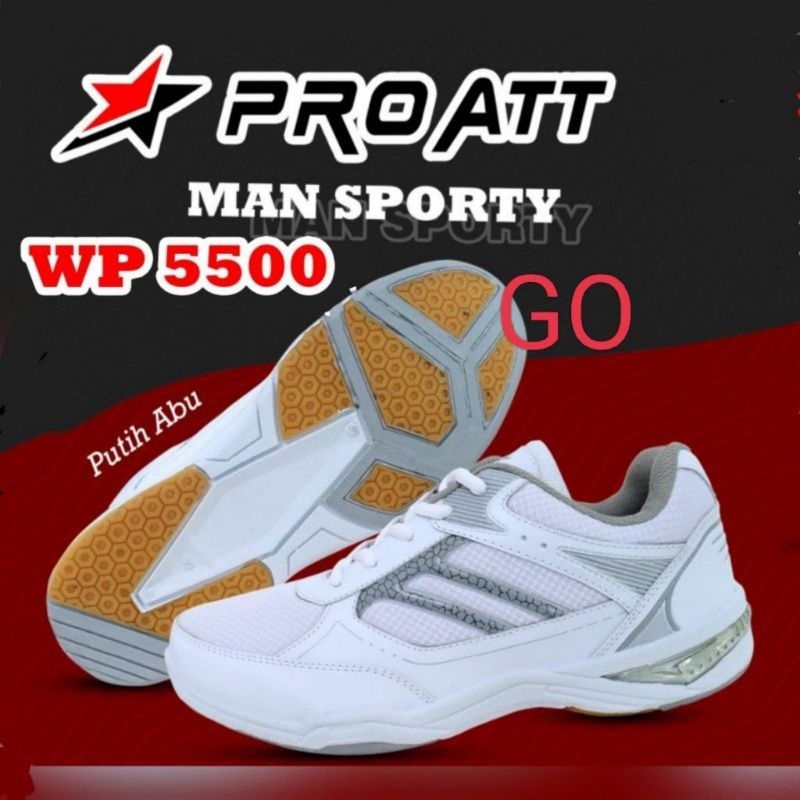 Sepatu Olahraga Sepatu Badminton Volly Sepatu Running Pro ATT WP 5500 terbaru