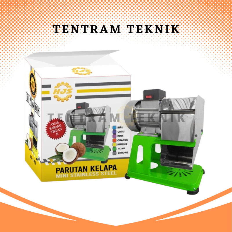 Parutan Kelapa Mini New 1205 HJS / Parut Kelapa Stainless Mini Listrik HJS / Mesin Parut Kelapa Mini
