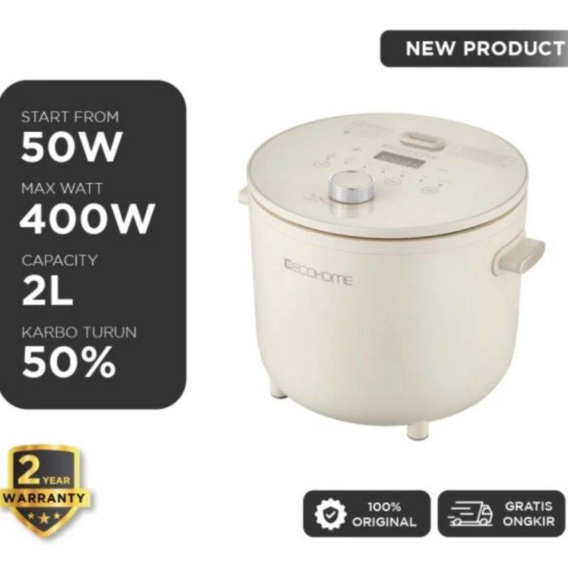 Ecohome Rice Cooker Low Carbo ESL777 - Rice Cooker Less Sugar - Ecohome ESL 777