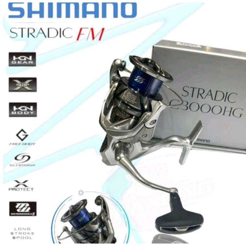 REEL SHIMANO STRADIC FM 2500HG C3000HG C300XG 2023