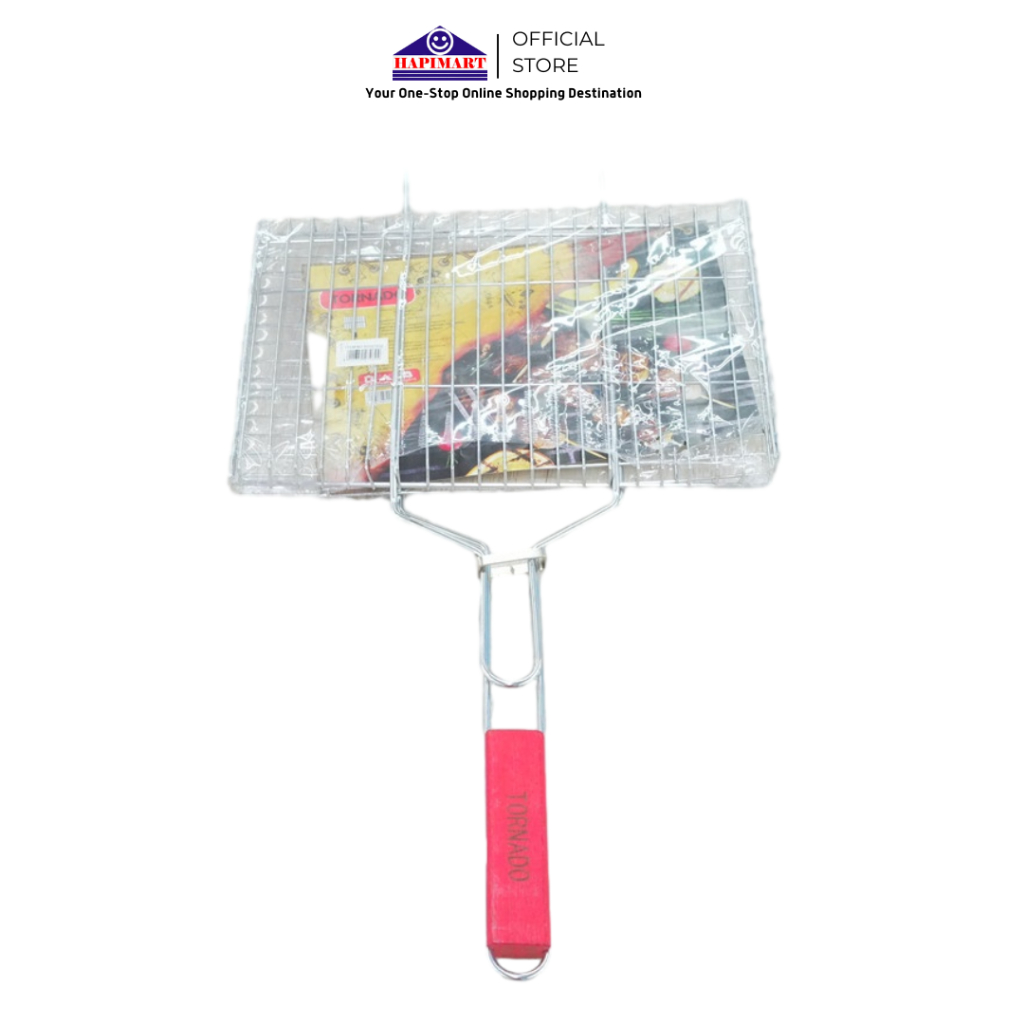 Bakaran Lipat Stainless 35 CM/Panggangan Ikan Ayam Lipat Bakaran & Ikan Ayam Lipat/Alat Panggangan I