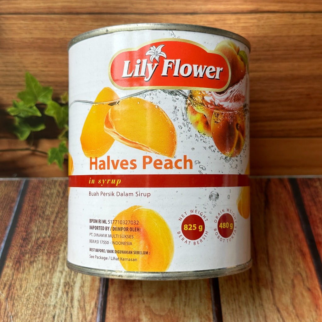 

[BESAR] Lily Peach Halves / Buah Peach Kaleng - 820G