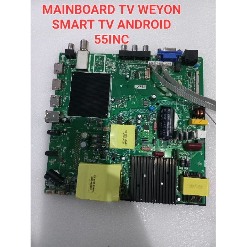 mb mainboard matherboard mobo mesin tv led smart weyon 55 inc mainboard tv weyon 55inc
