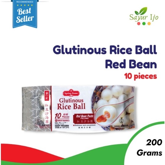 

Spring Home TYJ Glutinous Rice Ball Red Bean 200 Gram Kue Beras Kacang Merah