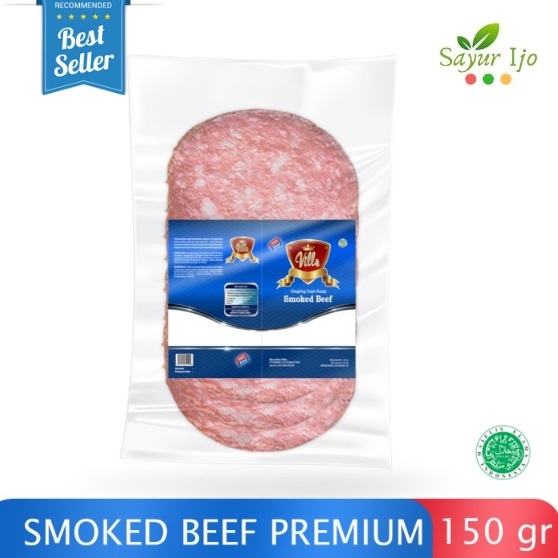 

KEMFOOD Smoked Beef Villa 150 Gram Fresh Frozen Daging Sapi Asap Iris Premium