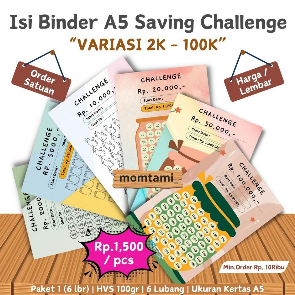 

Isi Binder A5 SATUAN | Sinking Funds | Financial Planner | Pembatas Binder | Budgeting Report | 6 Hole | Loose Leaf