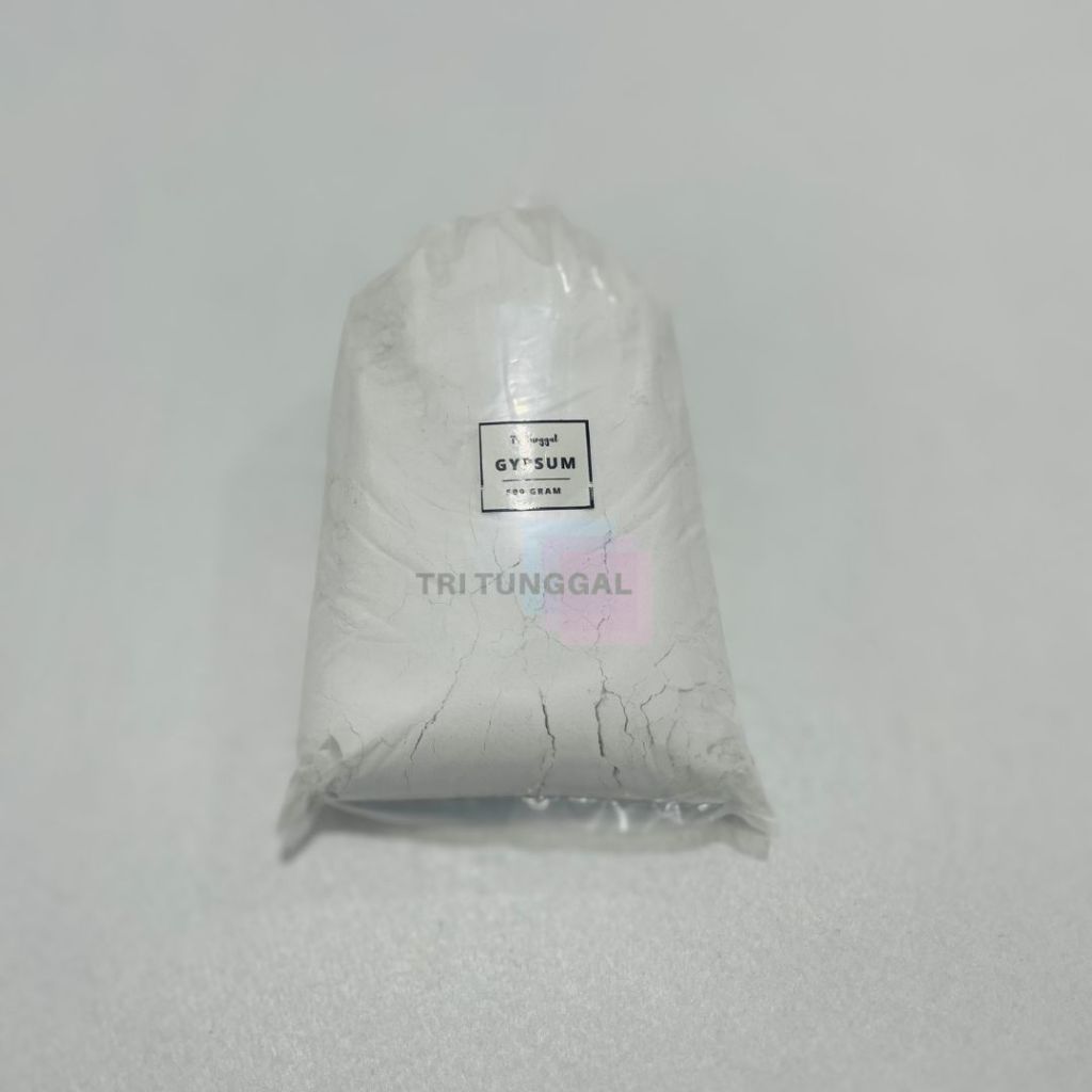 Powder Gypsum 500 gram Bubuk Casting Gipsum Warna Putih Semen Tepung Fast Dry Craft Material Statue 