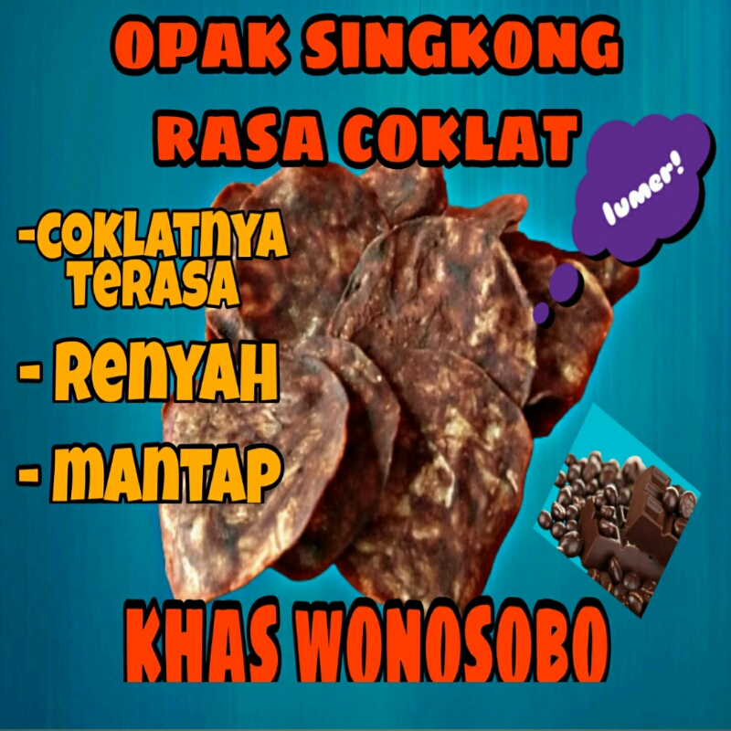 

oopak snack krupuk kerupuk cemilan camlan kripik keripik singkong mentah rasa coklat kiloan grosir 1 kg enak khas wonosobo