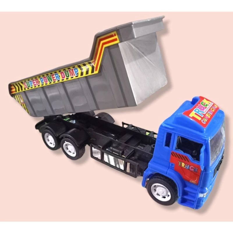 MAINAN ANAK MOBIL TRUK DUMP TRUK PASIR JSP 3019 UKURAN SEDANG SNI