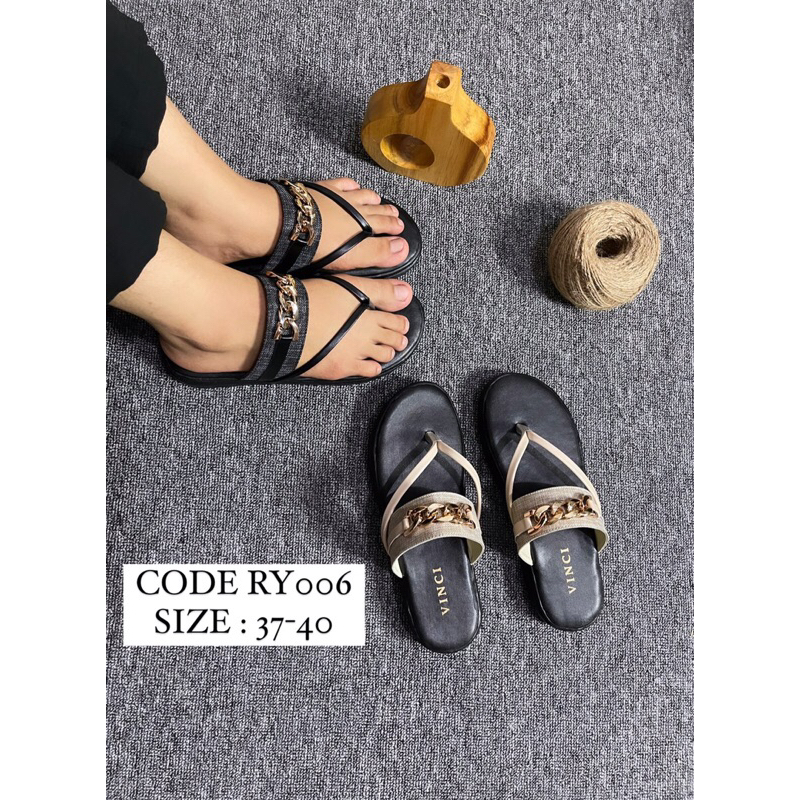 Gjaz Sandal Jepit Code RY-006 Wanita (No Box)