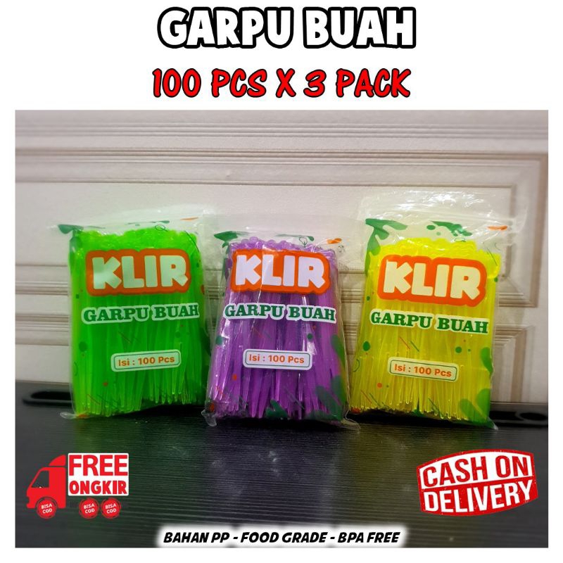 Garpu Plastik kue 3 set / garpu buah set / garpu kecil lucu/garpu kue ulang tahun