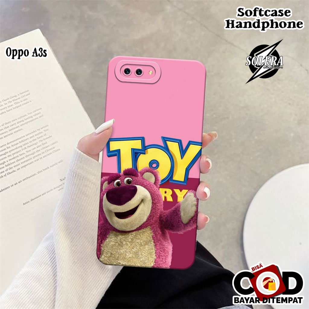 Case Oppo A3s Softcase Oppo A3s Silikon Pro Camera Fashion Case Kartun LSTO Lucu Cover Hp Kesing Opp