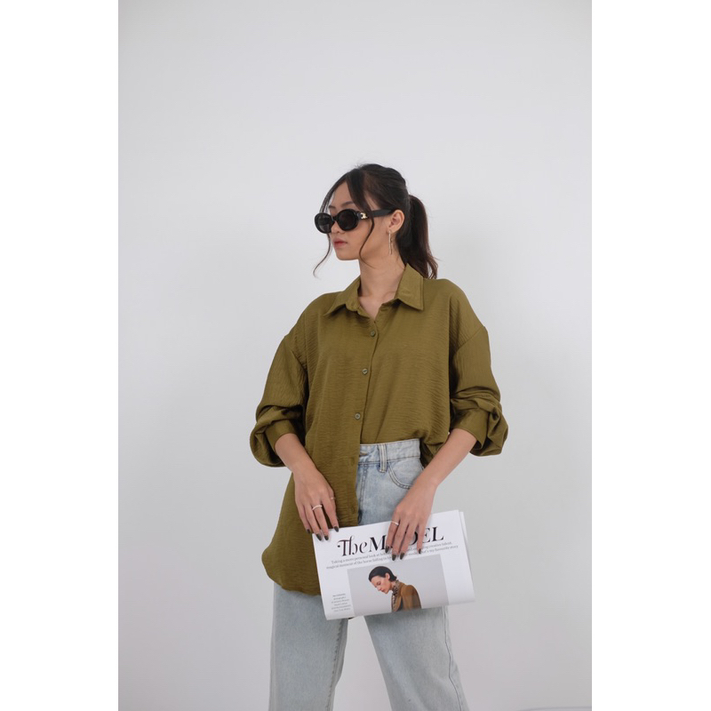 KINANTHI | ELA BASIC SILK | KEMEJA BASIC KATUN SILK