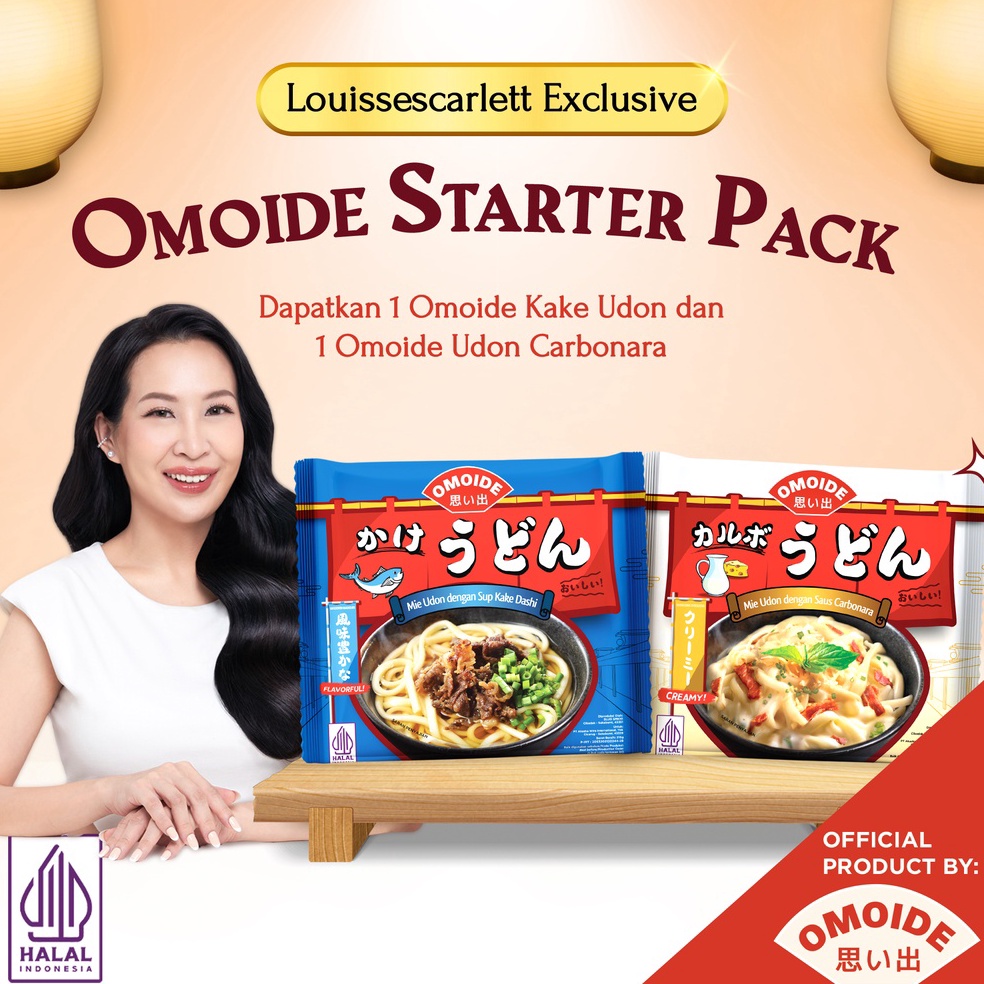 

Sikat Sekarang [Louisse Scarlett Exclusive] BUNDLE - ISI 2 - OMOIDE CARBONARA UDON & KAKE UDON