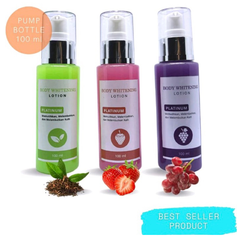 Platinum Body Whitening Lotion Formula Dosting