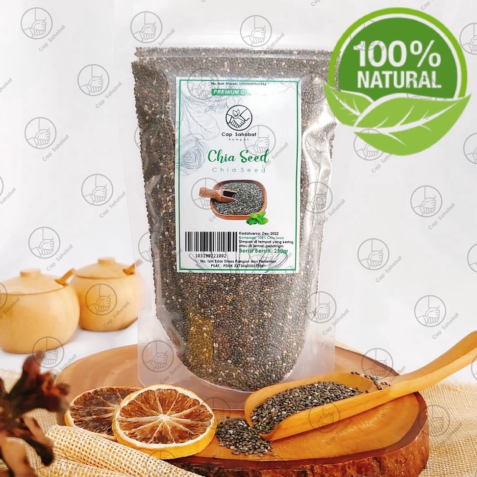 

Yuk di order 250gr Black Chia Seed ORGANIK / Rempah / JSR 100% PREMIUM QUALITY