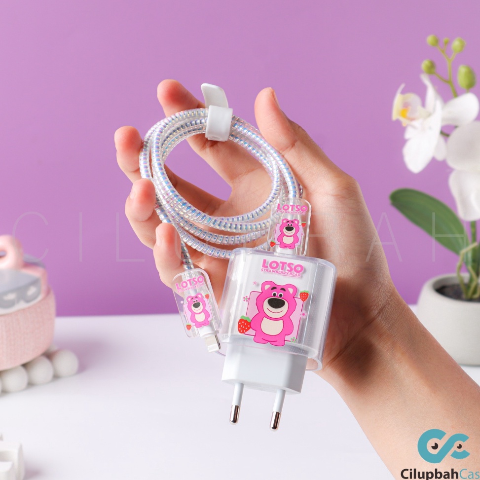 Klaim promo Clear Set Pelindung Charger Adaptor + Kabel