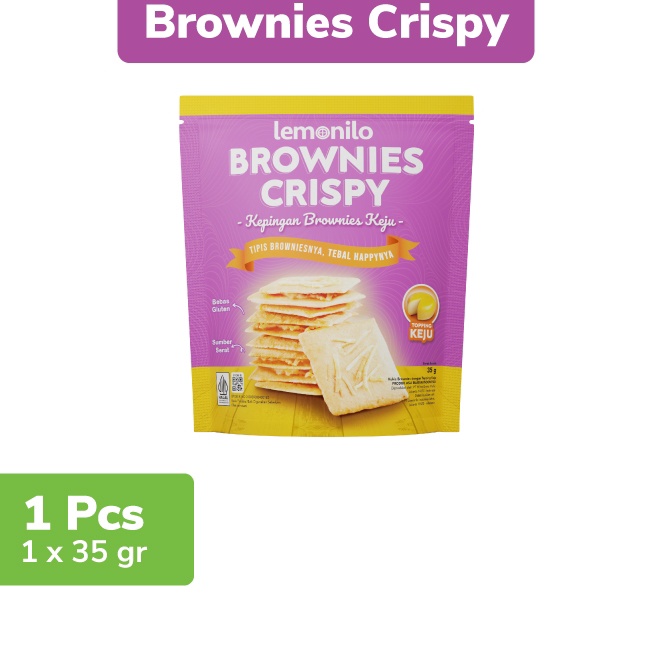 

Spesial Edition Lemonilo Brownies Crispy Keju 35g