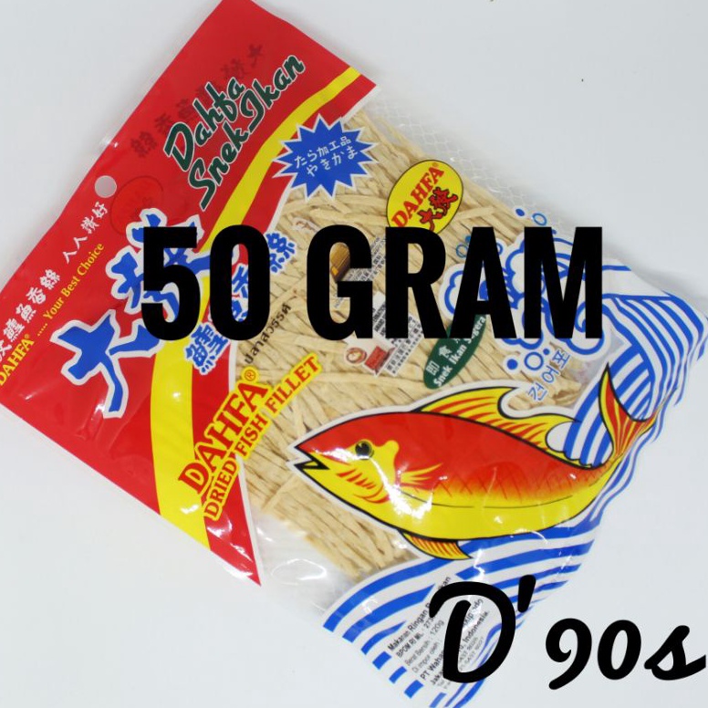 

✅Swip up!!! Dahfa Dried Fish Fillet 50 gram