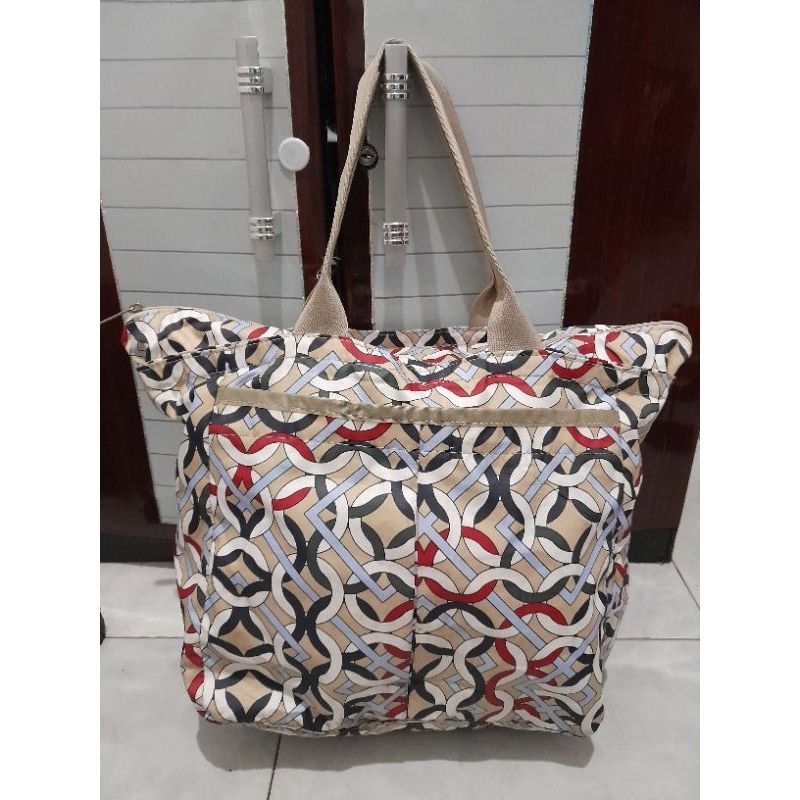 totebag LESPORTSAC u.s.a  branded original 45x30 monza bag