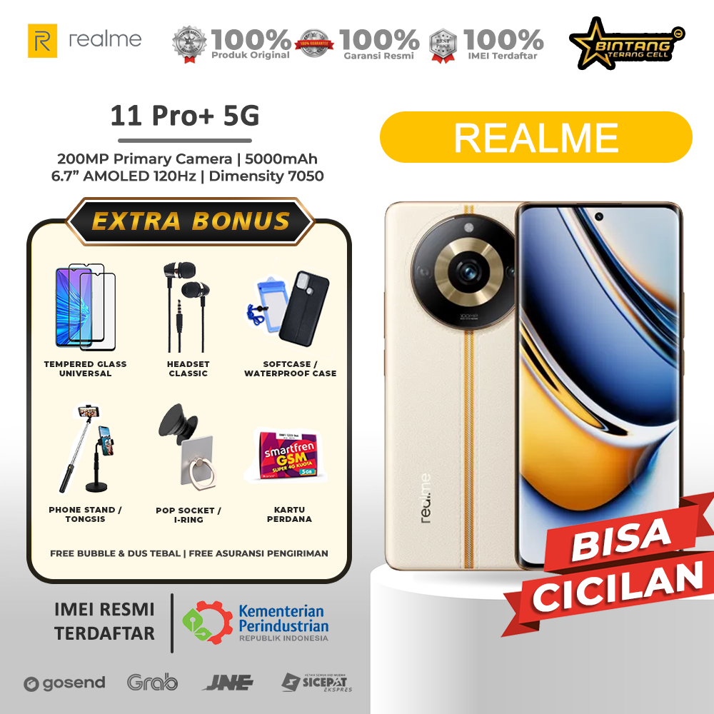 realme 11 pro plus 5G NFC ram 12+12Gb/512Gb realme 11 pro 5G NFC ram 8+8/256Gb Garansi resmi