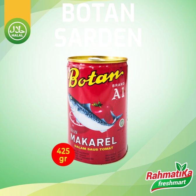 

New Mart Botan Sarden Ikan Makarel Saus Tomat 425 gram