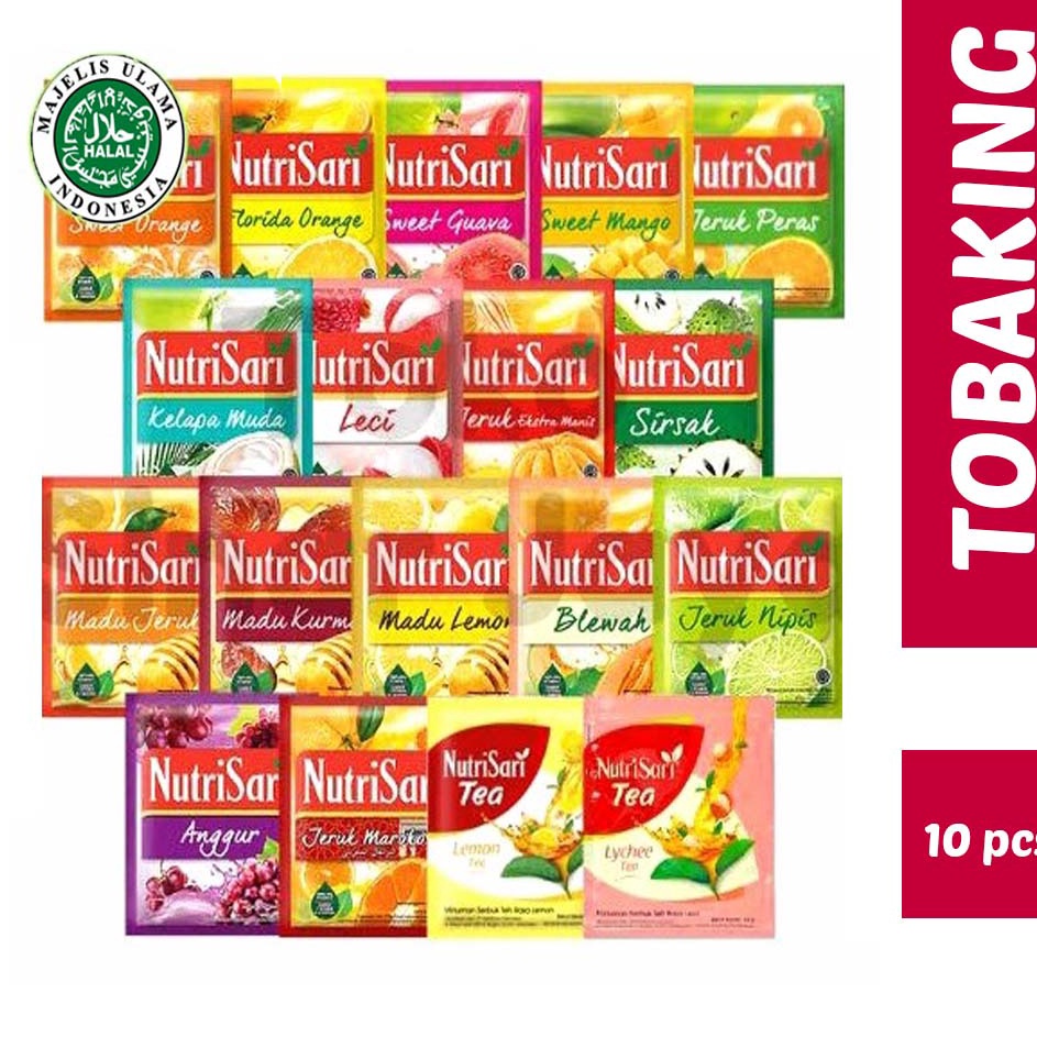 

Promosi Menarik Nutrisari renceng isi 10 sachet jeruk peras jeruk nipis milky orange leci lemon tea