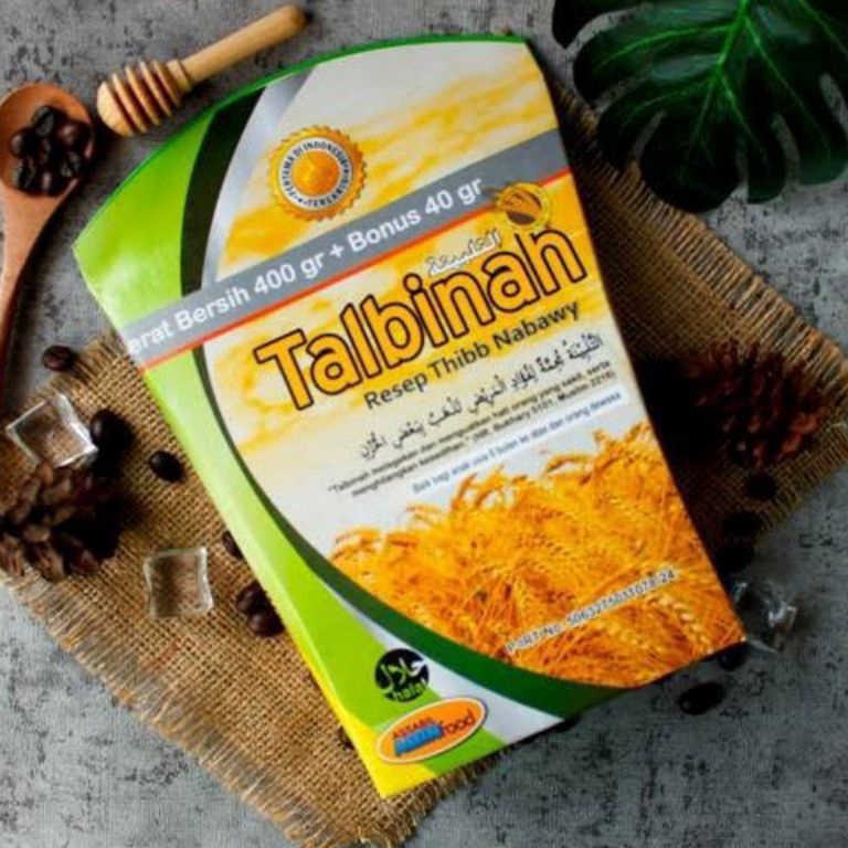 

Promo Terbatas Talbinah Resep Thibb Nabawy 400+40 gram Tepung Gandum Talbinah Original