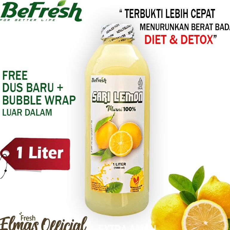 

Murah Banget Sari Lemon Asli untuk Diet 1 Liter Murni Pure Air Lemon Juice 1Liter