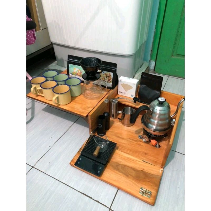 Box Kopi Keliling Motor Box Kayu Serbaguna/ Box Motor Kopi Keliling