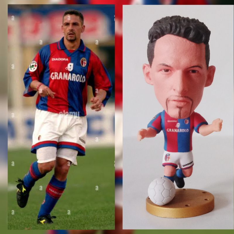 Figure Soccer Kodoto Soccerwe Roberto Baggio Repaint Bologna