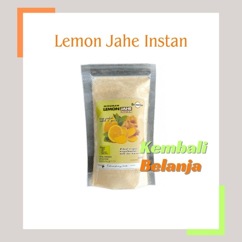 

Minuman Lemon Jahe Instan 100 Gram/ Bubuk Lemon Jahe/ Minuman Herbal Lemon Jahe/ JSR Lemon Jahe