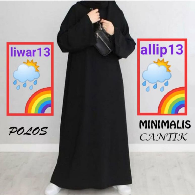 SUPER DEAL Pakaian baju Gamis Abaya Turkey Arab syar'i terbaru jumbo dress simpel